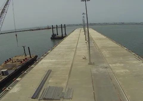 Construction of Bulk Cargo Handling Jetty