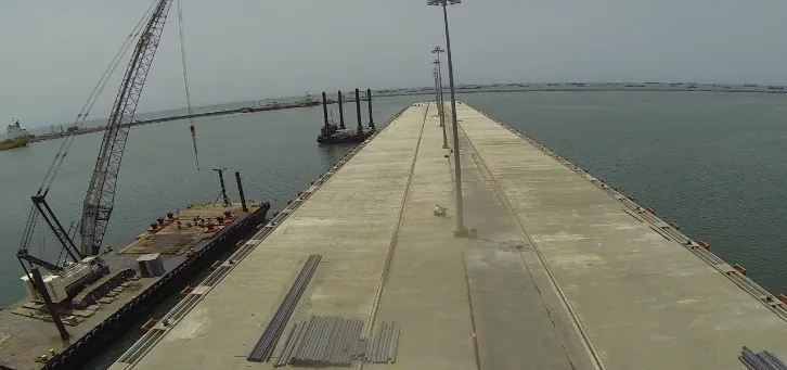 Construction of Bulk Cargo Handling Jetty