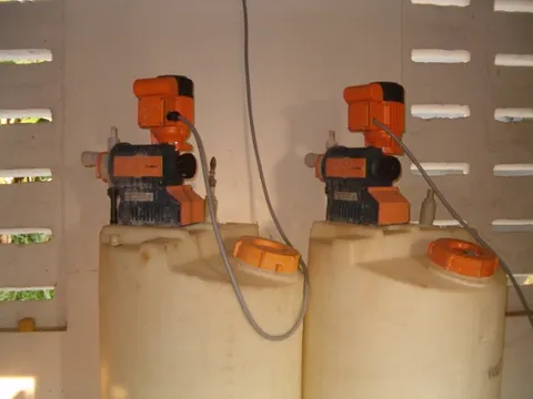 New Chemical Dosing Pumps Installed