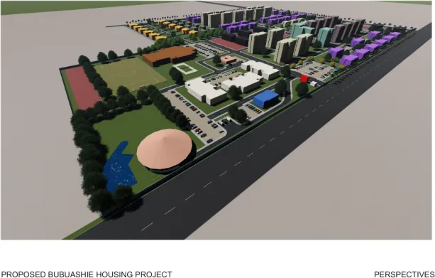 Design of Mass Housing Estate on Ghana Post Land Situate at Bubuashie, Accra